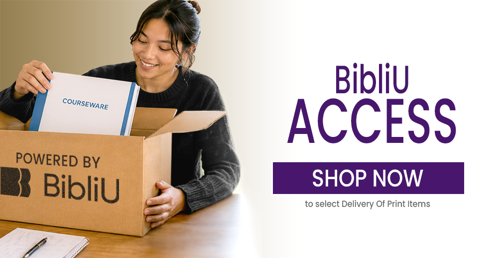 BibliU Access: Shop now to select delivery of Print Items