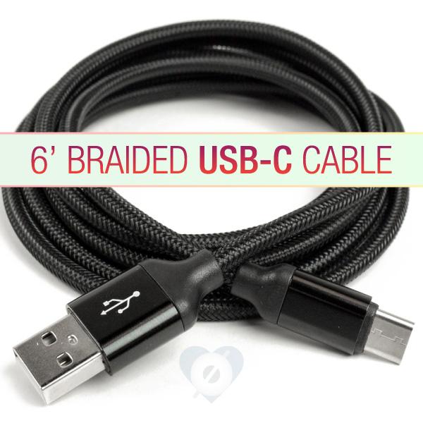 USB-C to USB-A Cable; $8.99