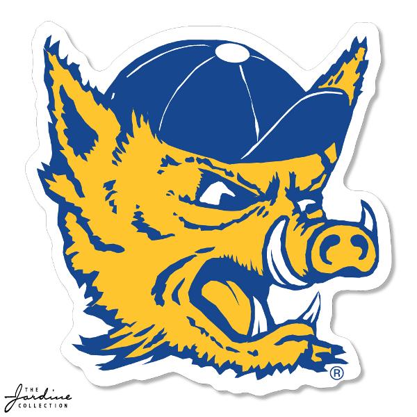 TAMUK 6" VINYL DECAL PORKY; $8.99