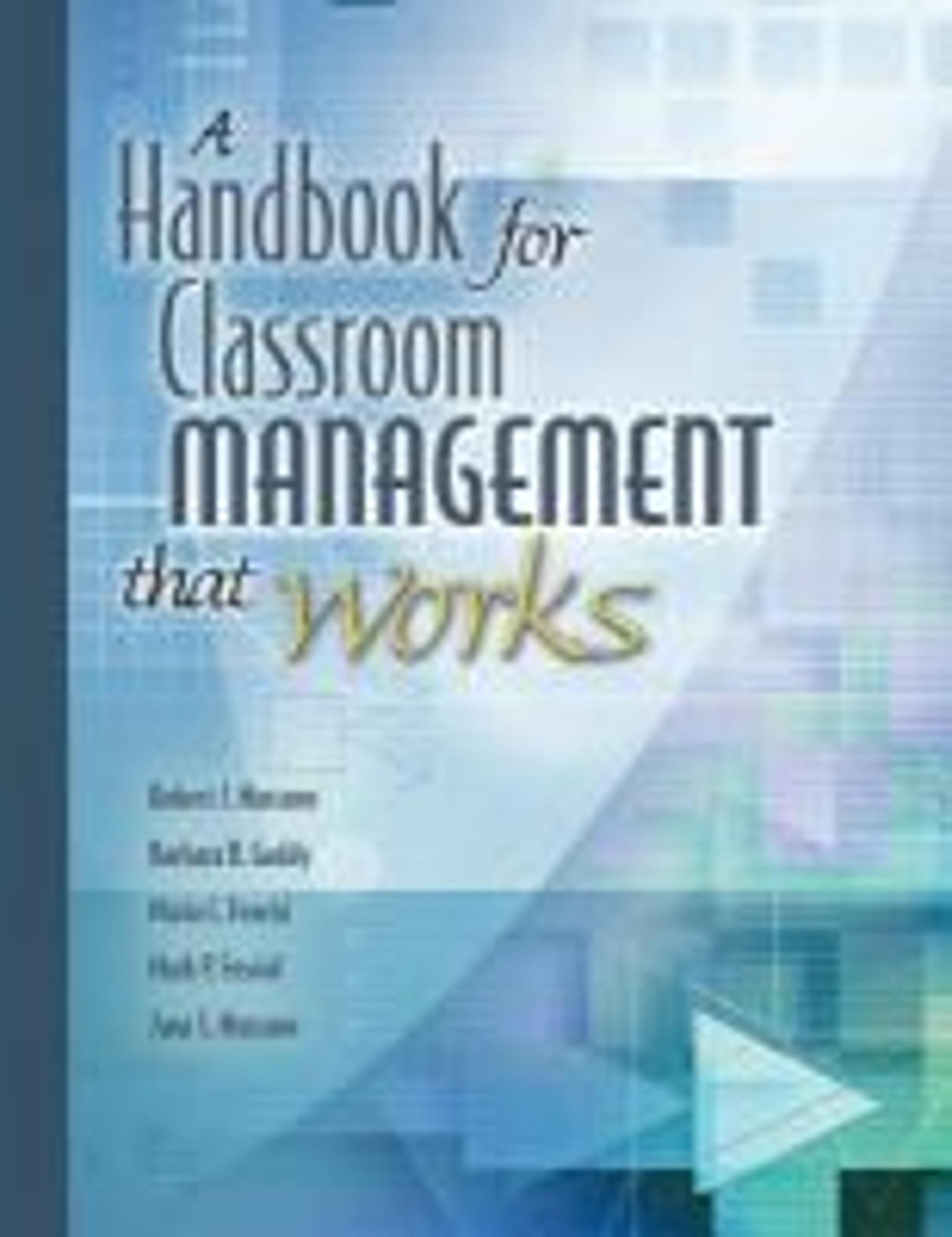 Cover image for A HANDBOOK FOR CLASSROOM MANAGEMENT THAT WORKS (HC)