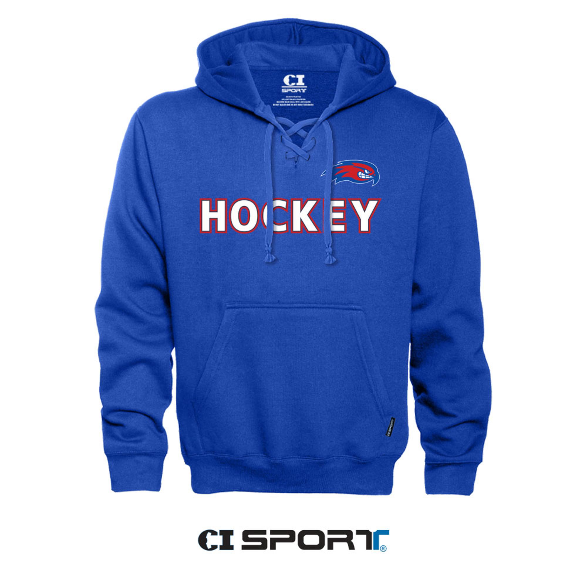 image of: Hockey Lace Hoodie - Royal