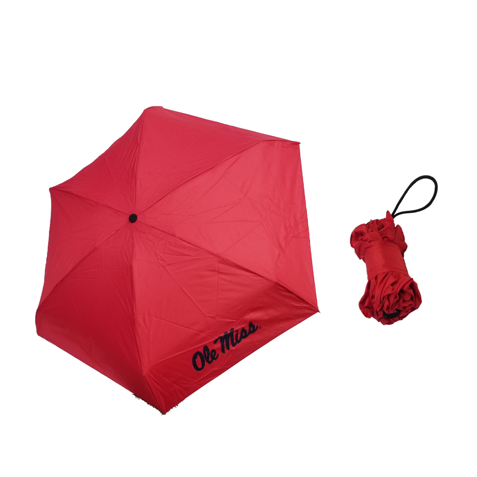image of: MiniMates Shockingly Compact Ole Miss Umbrella 38in Red