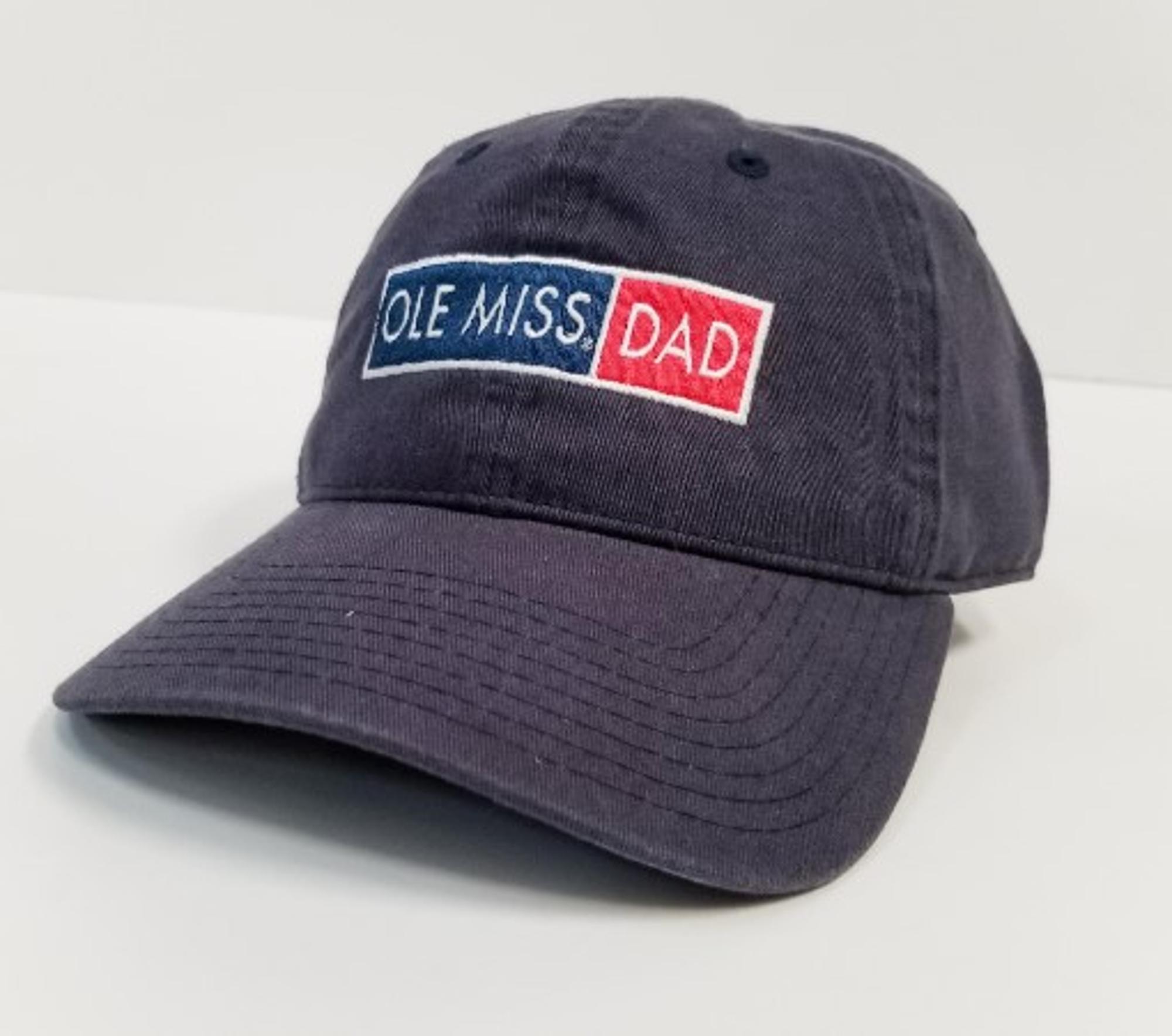 image of: Ole Miss Dad Adjustable Hat Navy