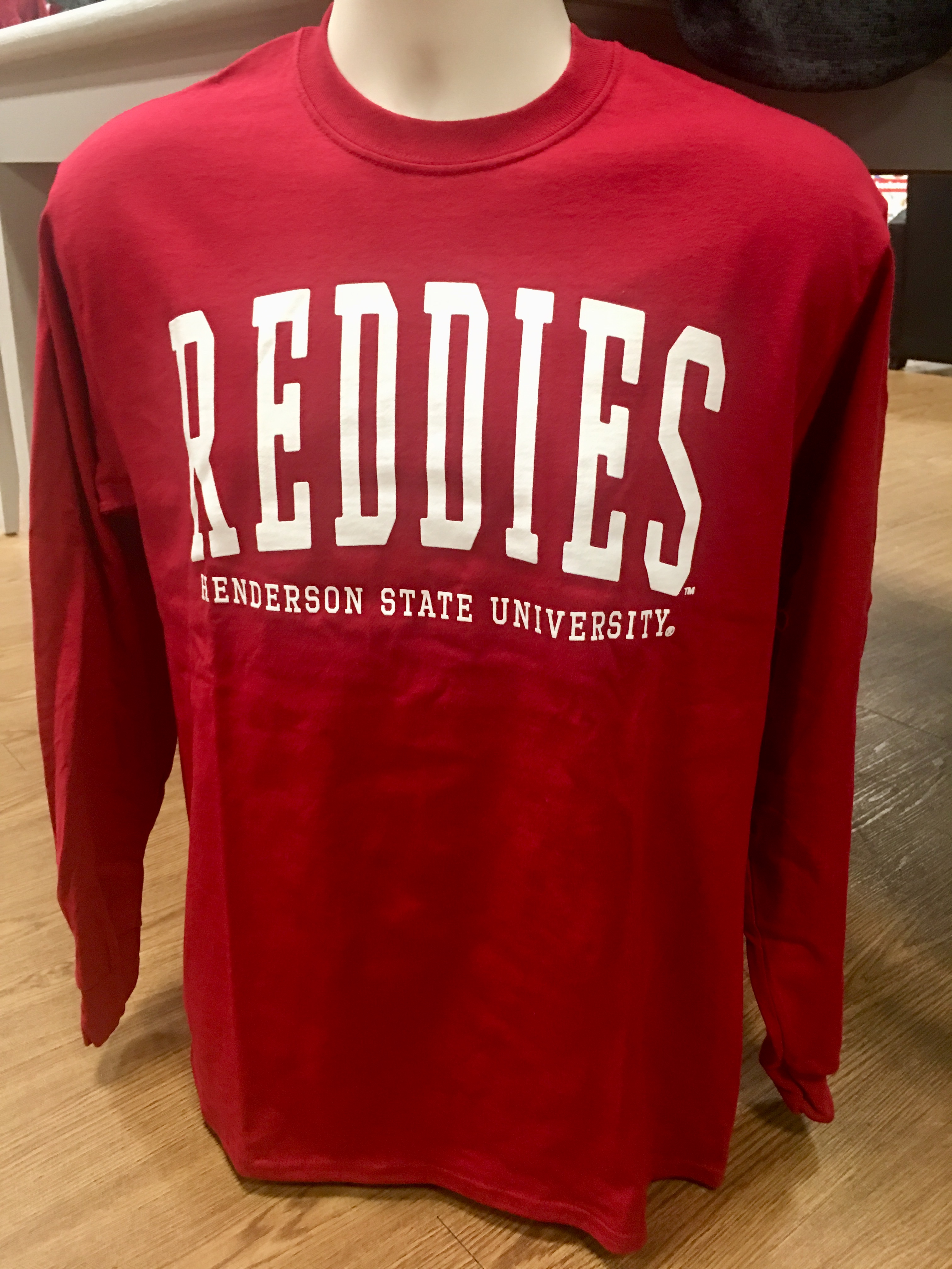 image of: Reddies Henderson State University Arched Long Sleeve T-Shirt