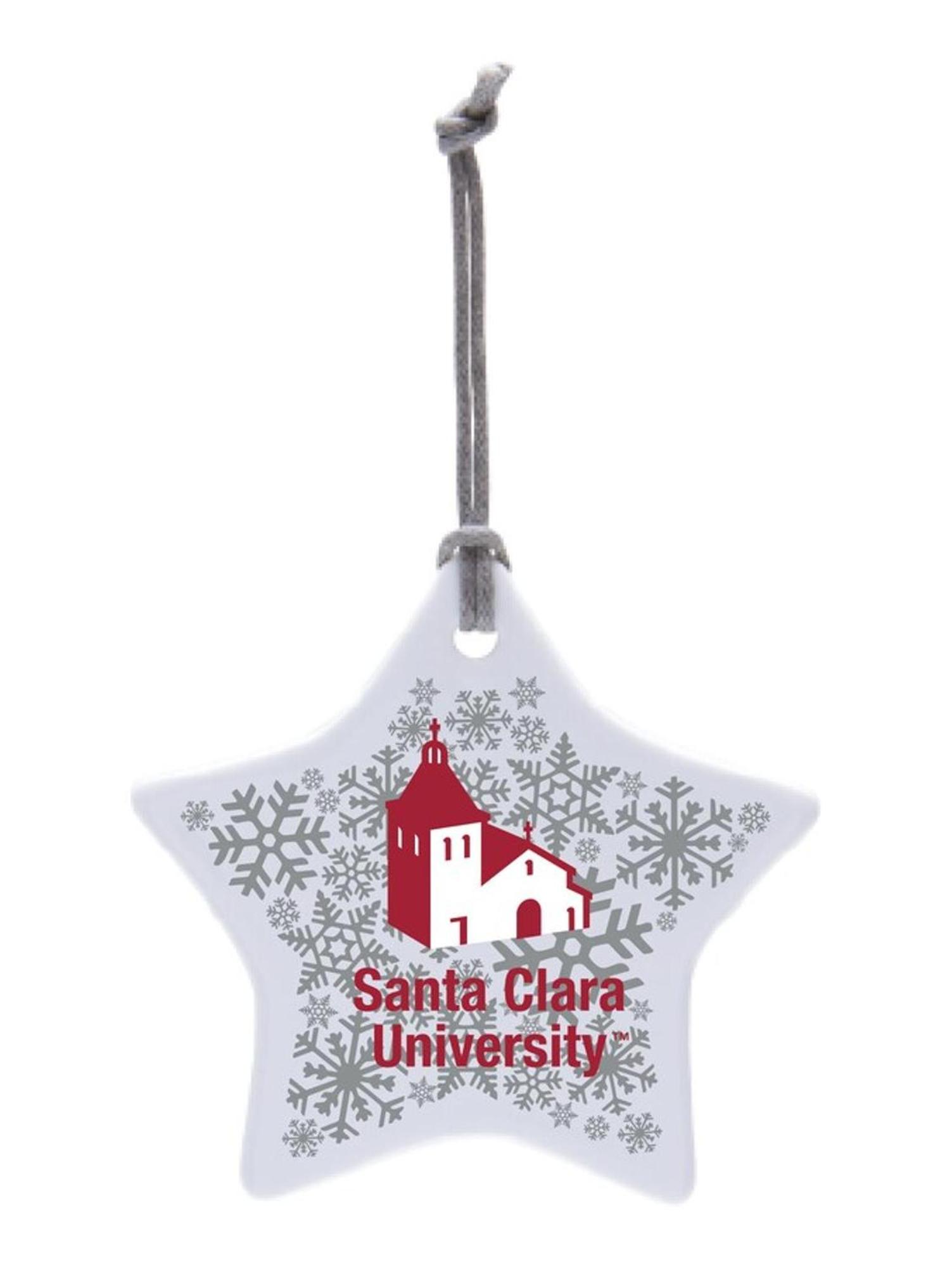 Product image 1 of 1 for Santa Clara University Porcelain Ornament, White