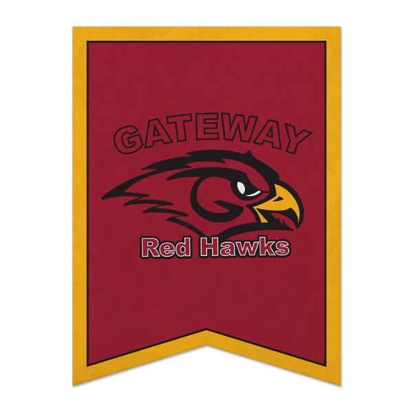 GTC Banner 18X24 Dovetail Mascot Red/Yellow; $22.99