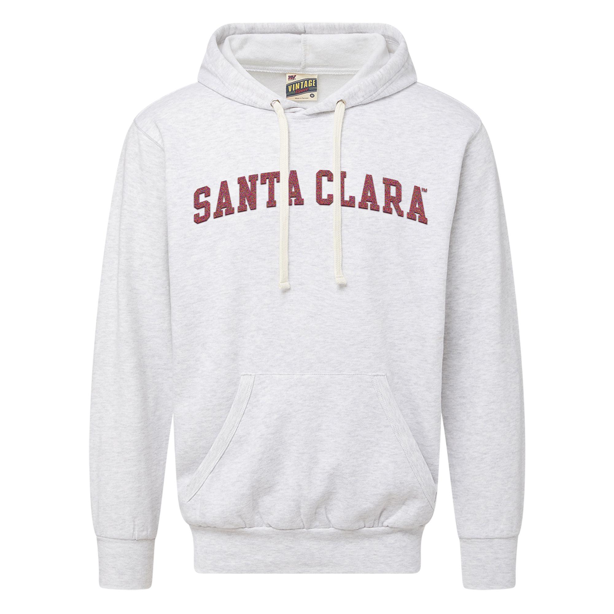 Product image 1 of 1 for Santa Clara Broncos Vintage Fleece Hood, Ash Grey