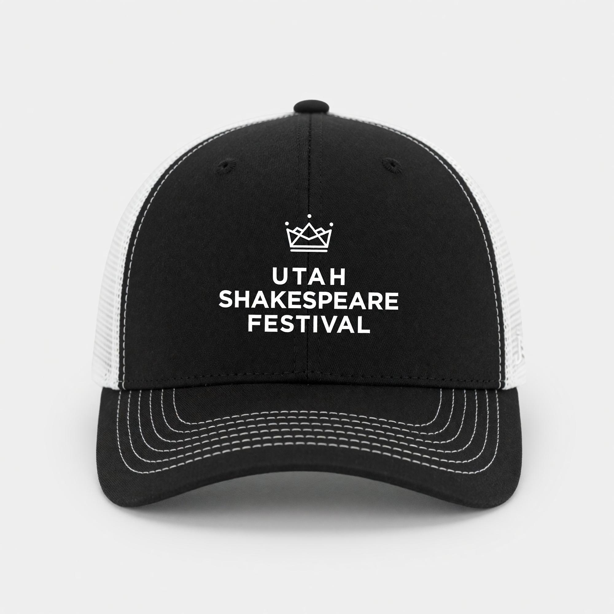 Utah Shakespeare Festival Black Trucker Hat