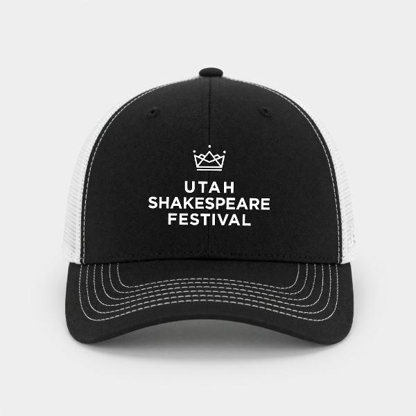Utah Shakespeare Festival Black Trucker Hat; $27.99