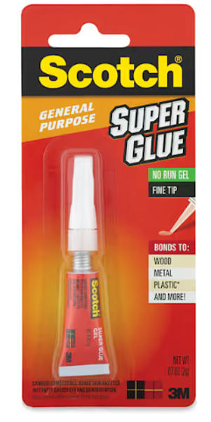 Scotch General Purpose Super Glue Gel; $1.99