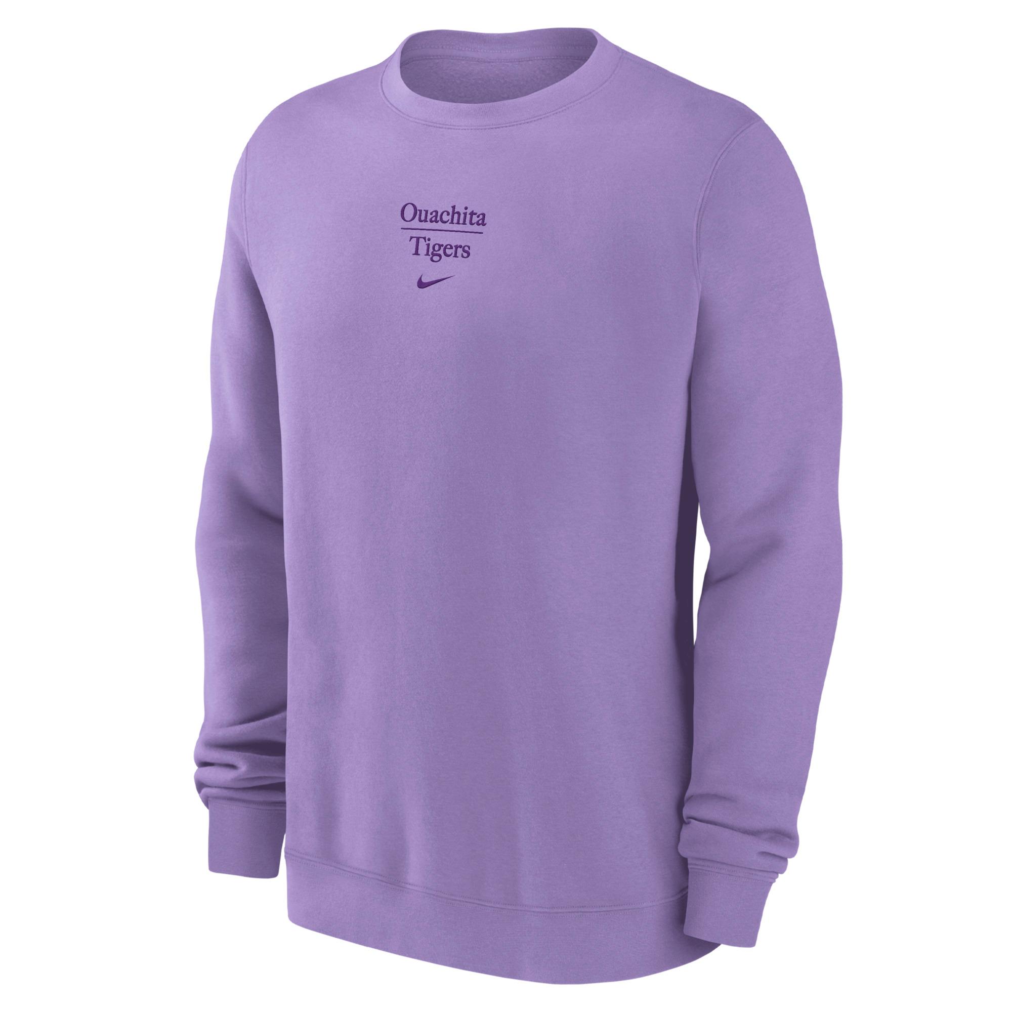 image of: Ouachita Tigers Nike Club Fleece Crew