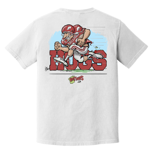 Arkansas Razorbacks "Running Back" HogToons Tee; $31.99