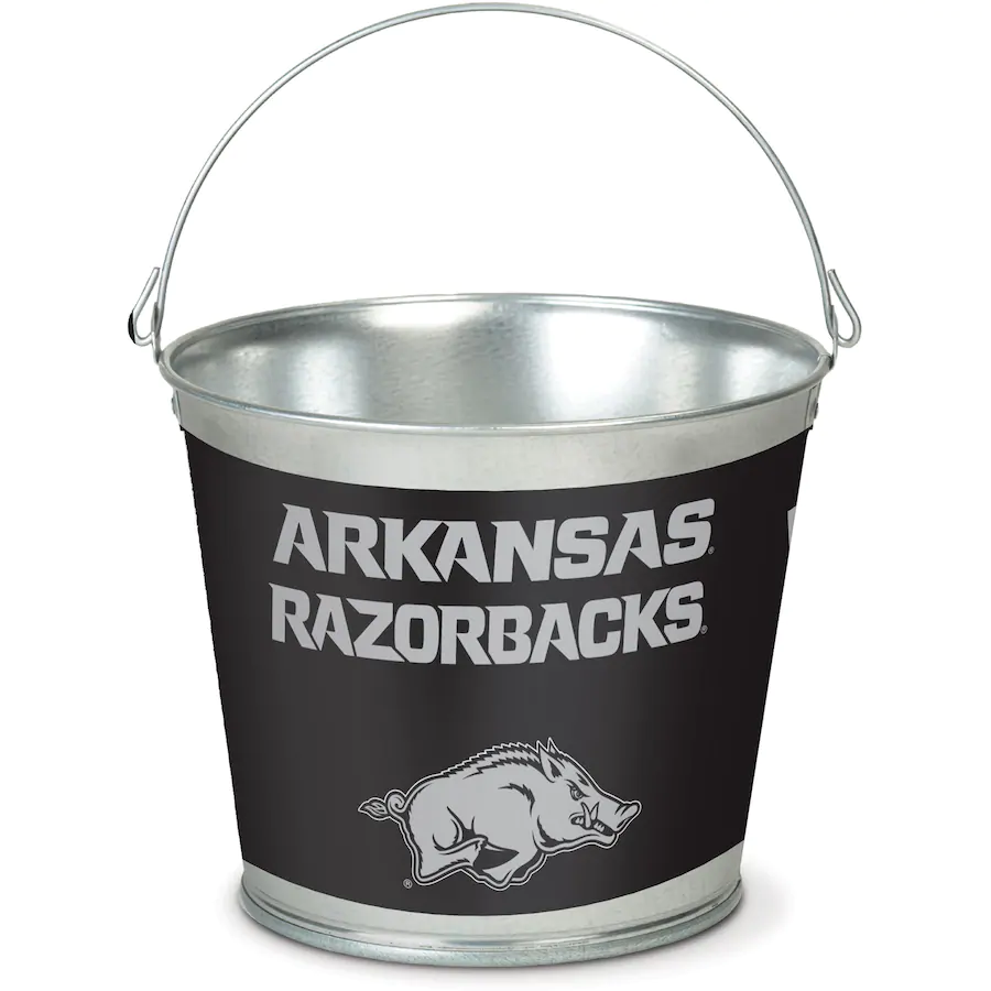 image of: Arkansas Razorbacks Pail 5 QT - Black