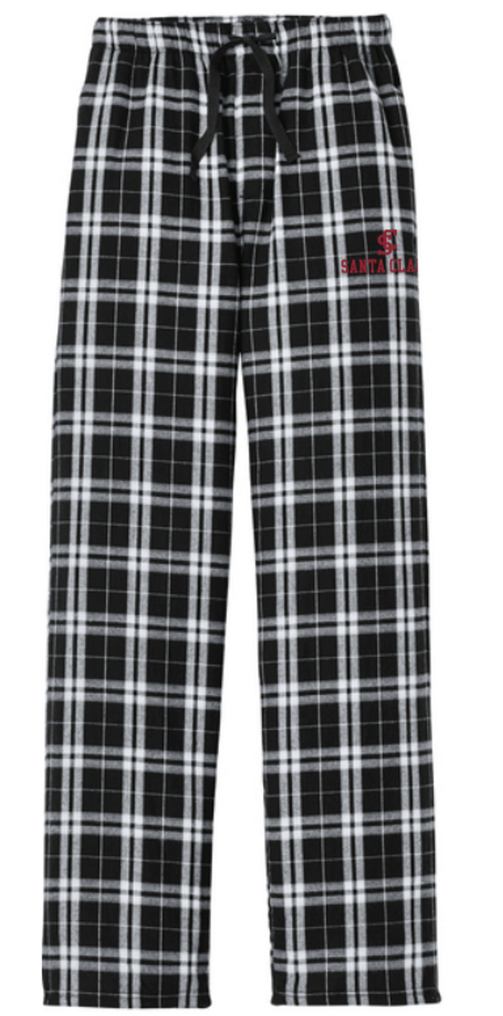 Product image 1 of 1 for Santa Clara Broncos Flannel Plaid Pants, Black