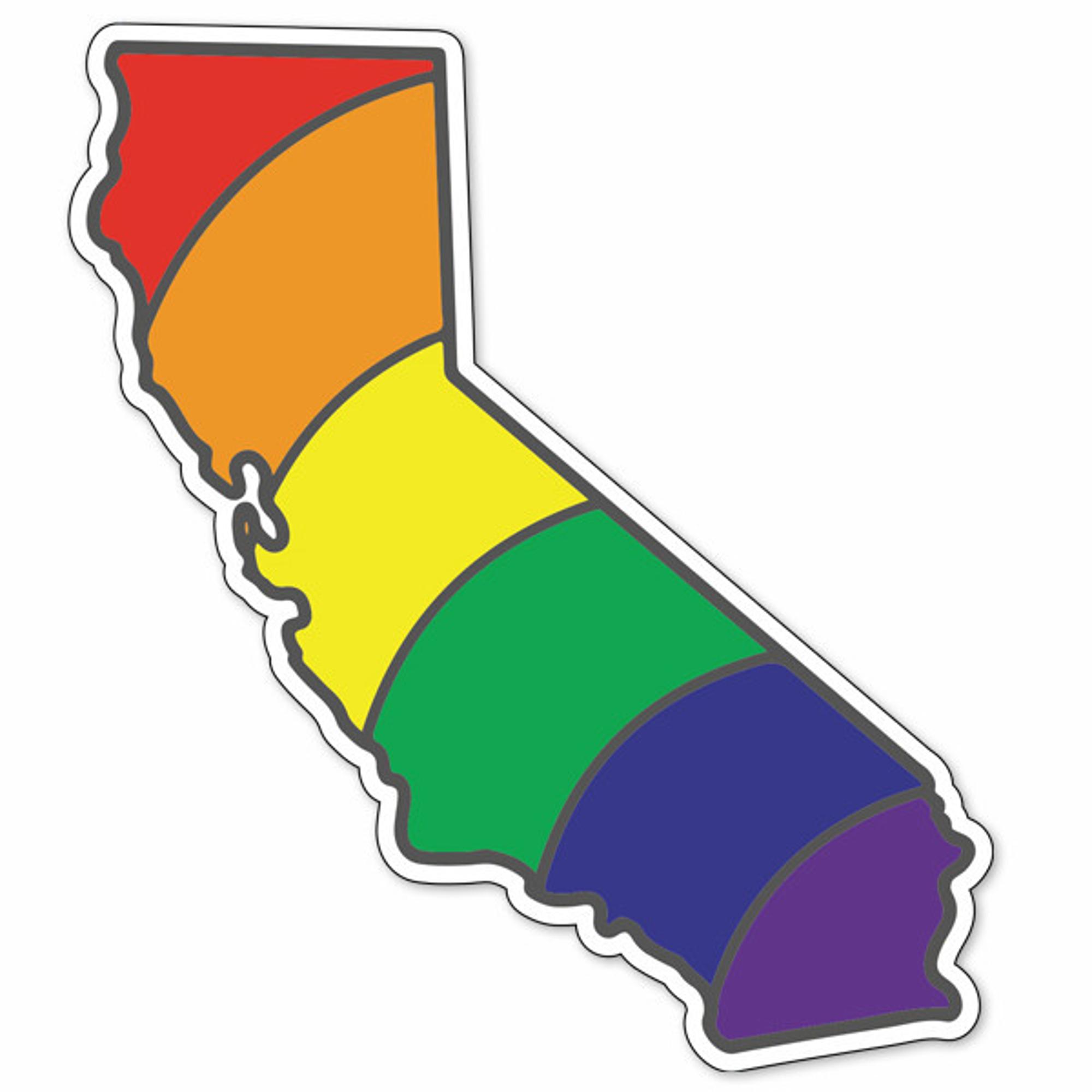image of: California Pride Vinyl Sticker