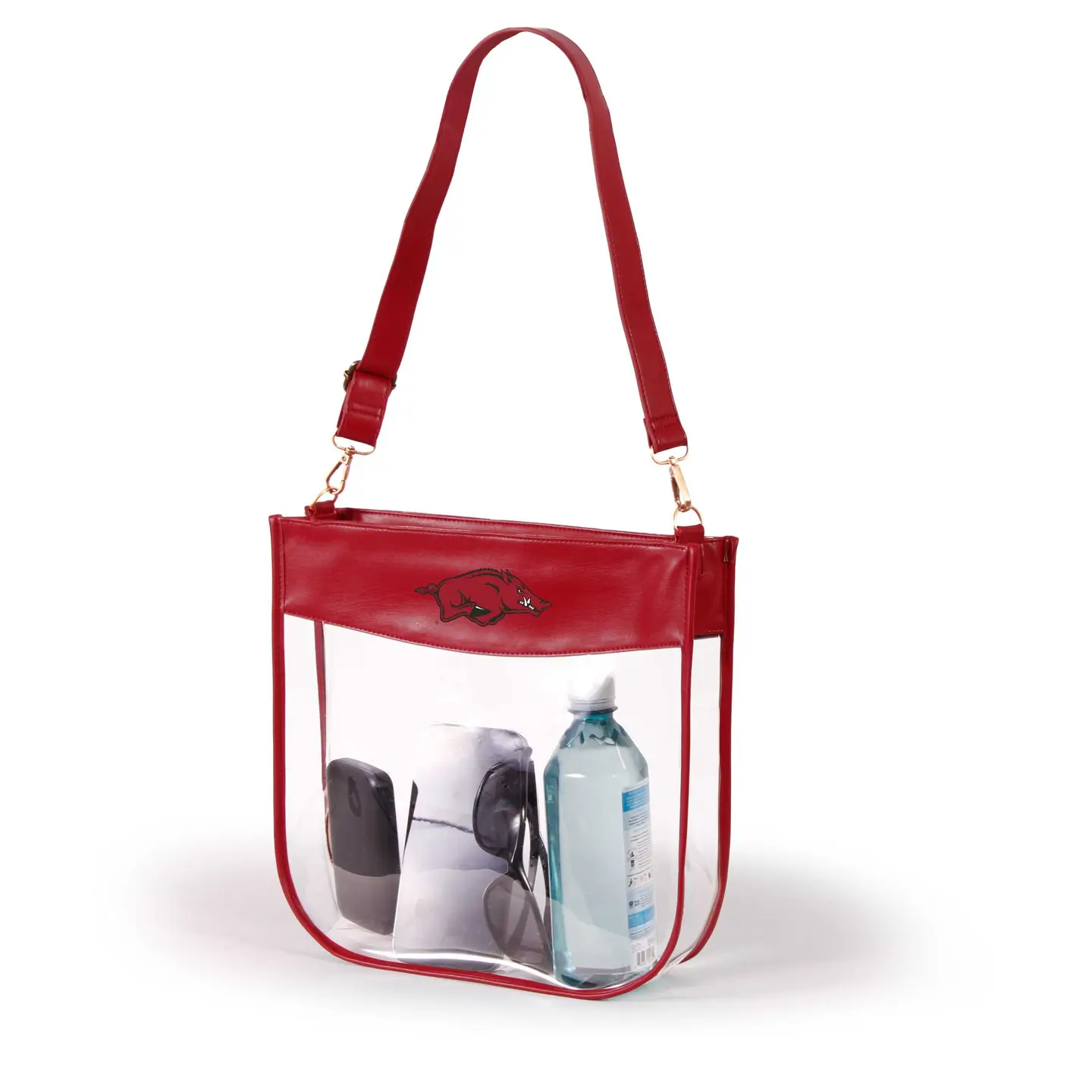 image of: Arkansas Clear Purse with Zipper By Desden