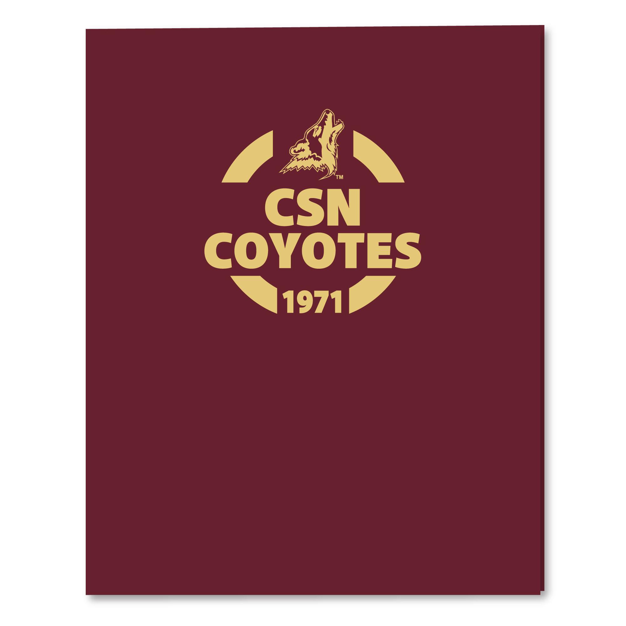 Variant 3 of 3 for Foil imprint CSN Folders