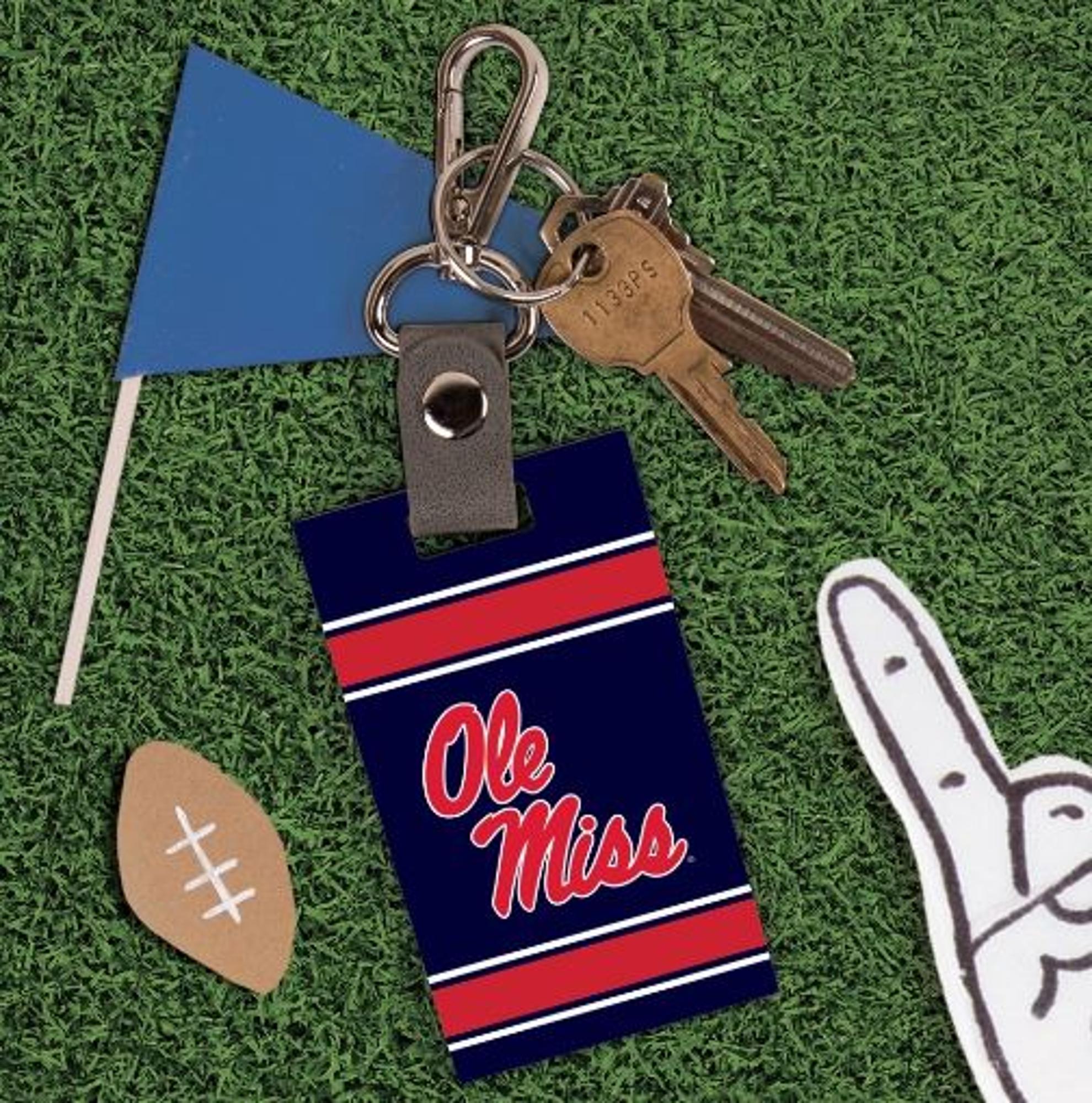 image of: Ole Miss Script Bag Tag