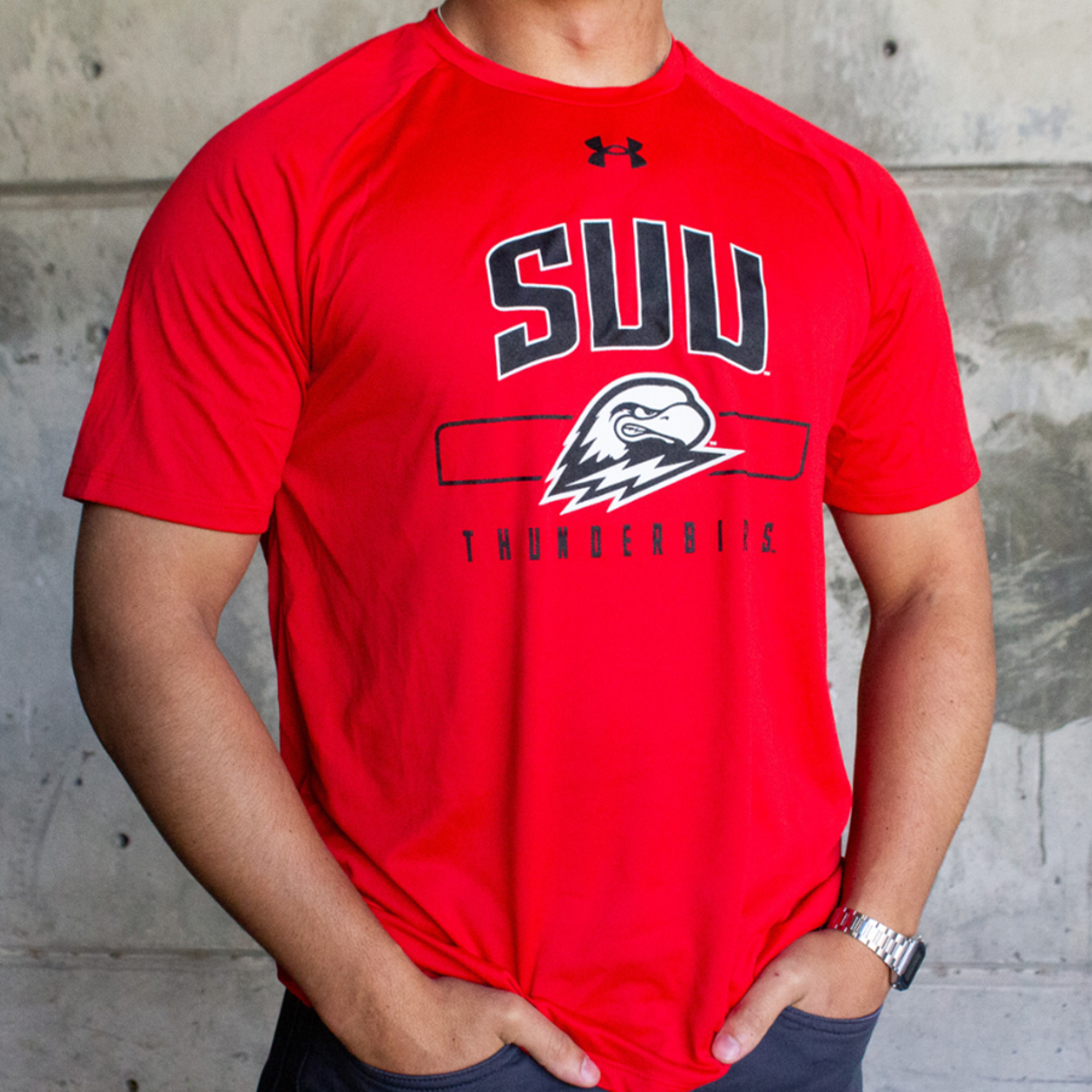 image of: Under Armour SUU Thunderbirds Tech Tee