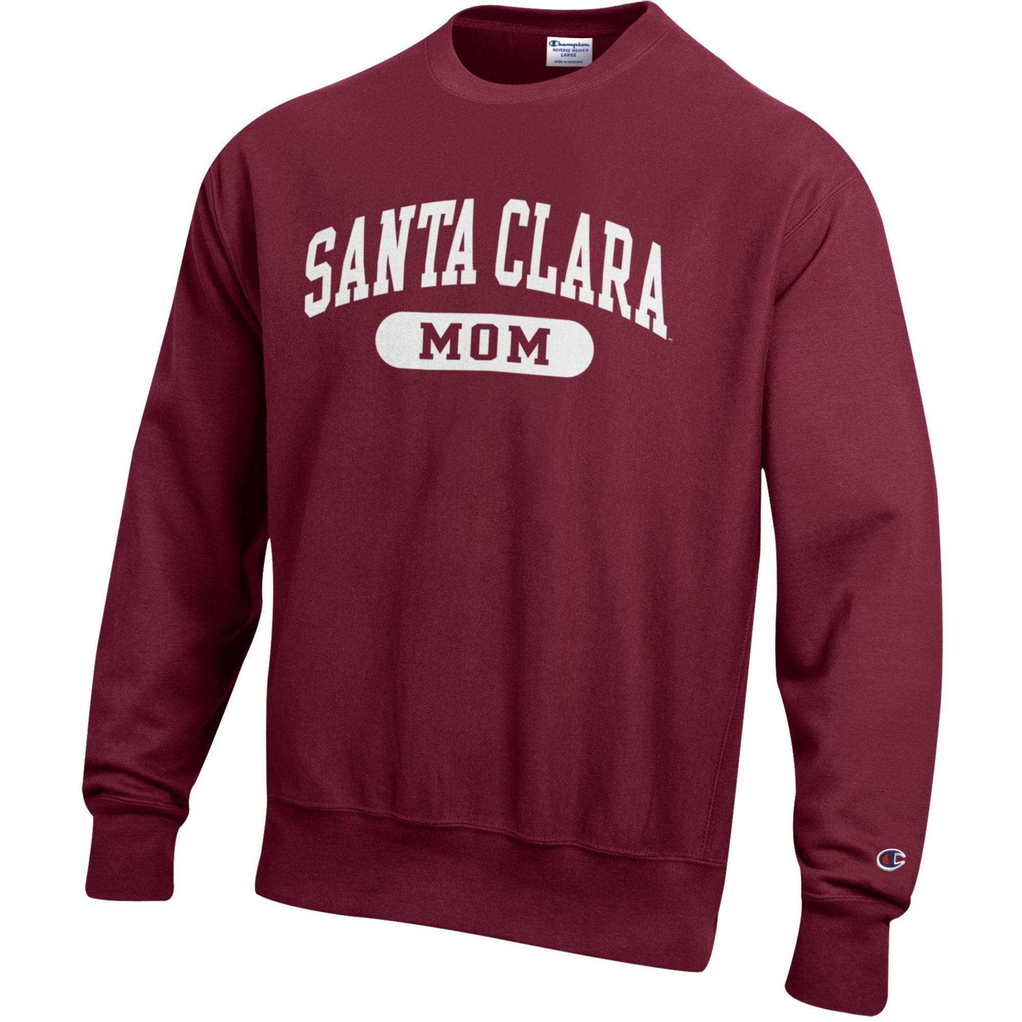 image of: Santa Clara University Champion Mom Fleece Crew Sweatshirt