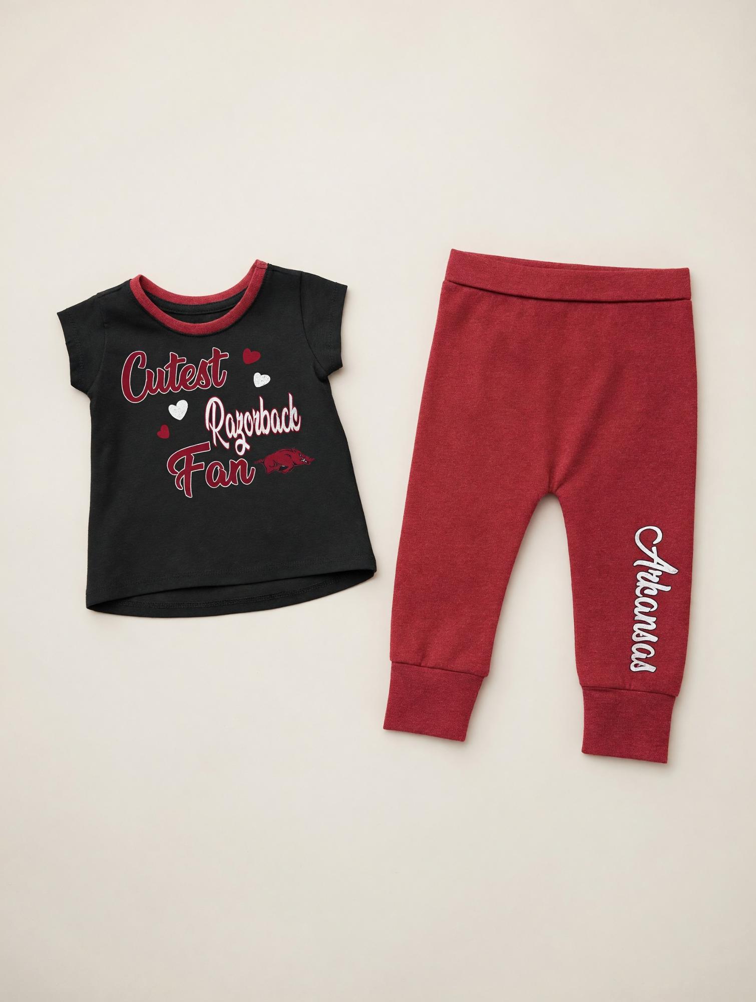 Product image 1 of 5 for Arkansas Razorbacks Infant Girls Bikini Bottom Set- Crimson