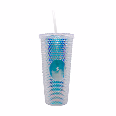 image of: Santa Clara University Studded Tumbler with Straw