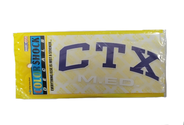 CTX MED Color Shock Decal; $4.99