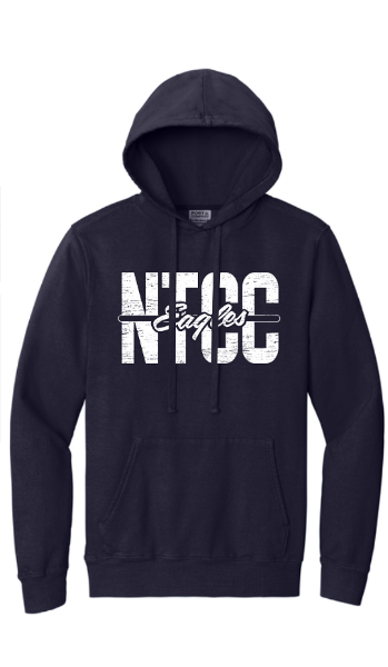 Navy NTCC Eagles Hoodie with Pockets; $43.56