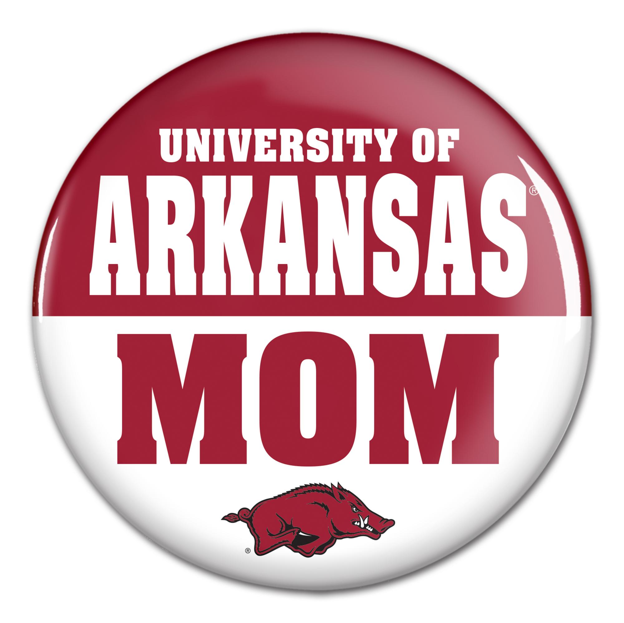 image of: University of Arkansas Mom Gameday Button - 3"