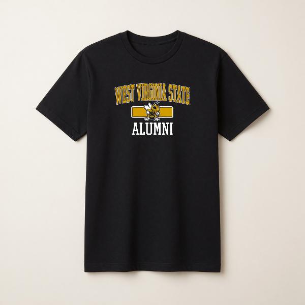 Tee - Black "Alumni" Crew; $19.99