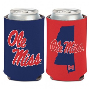 image of: Ole Miss State Shape Reversible Can Cooler