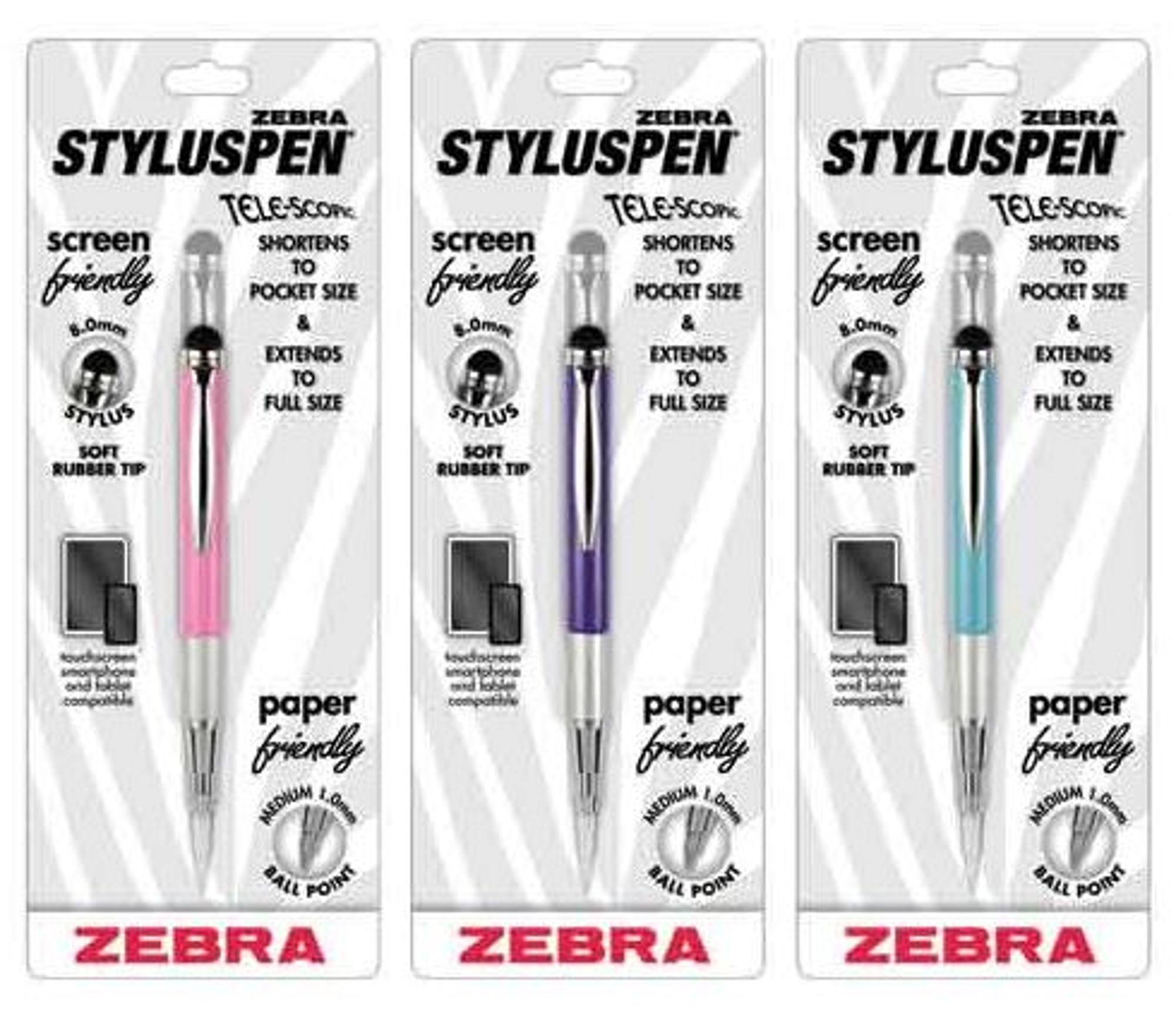 image of: Telescopic Stylus Pen Assorted Colors