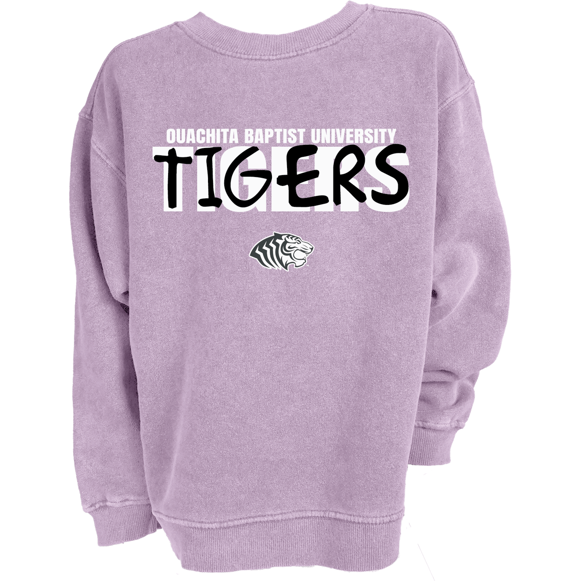 Product image 2 of 2 for Ouachita Tigers Youth Dyed Ringspun Fleece Crew