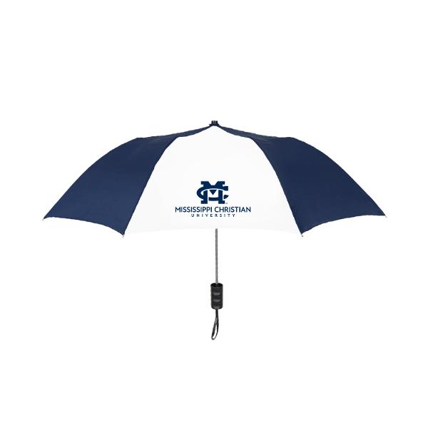 MC UMBRELLA SPECTRUM NAVY/WHT; $19.99