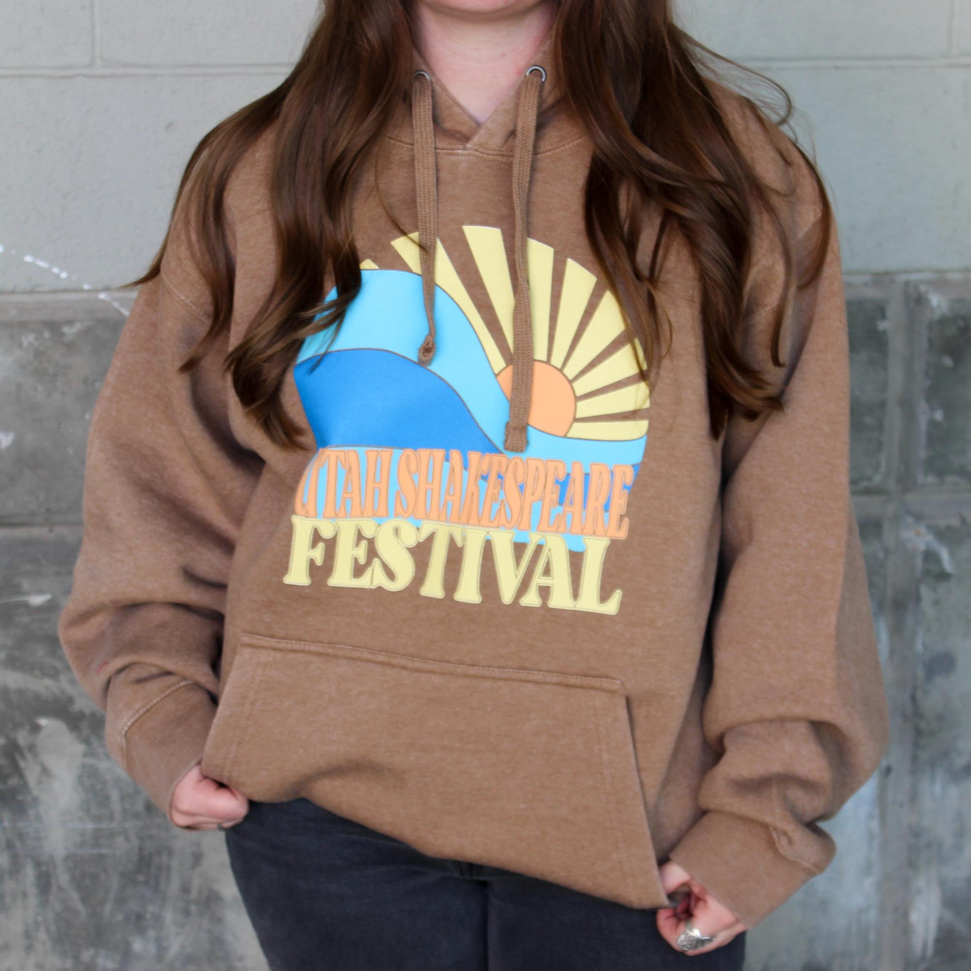 image of: USF 2025 CI SPORT THROWBACK HOODIE SUNSHINE