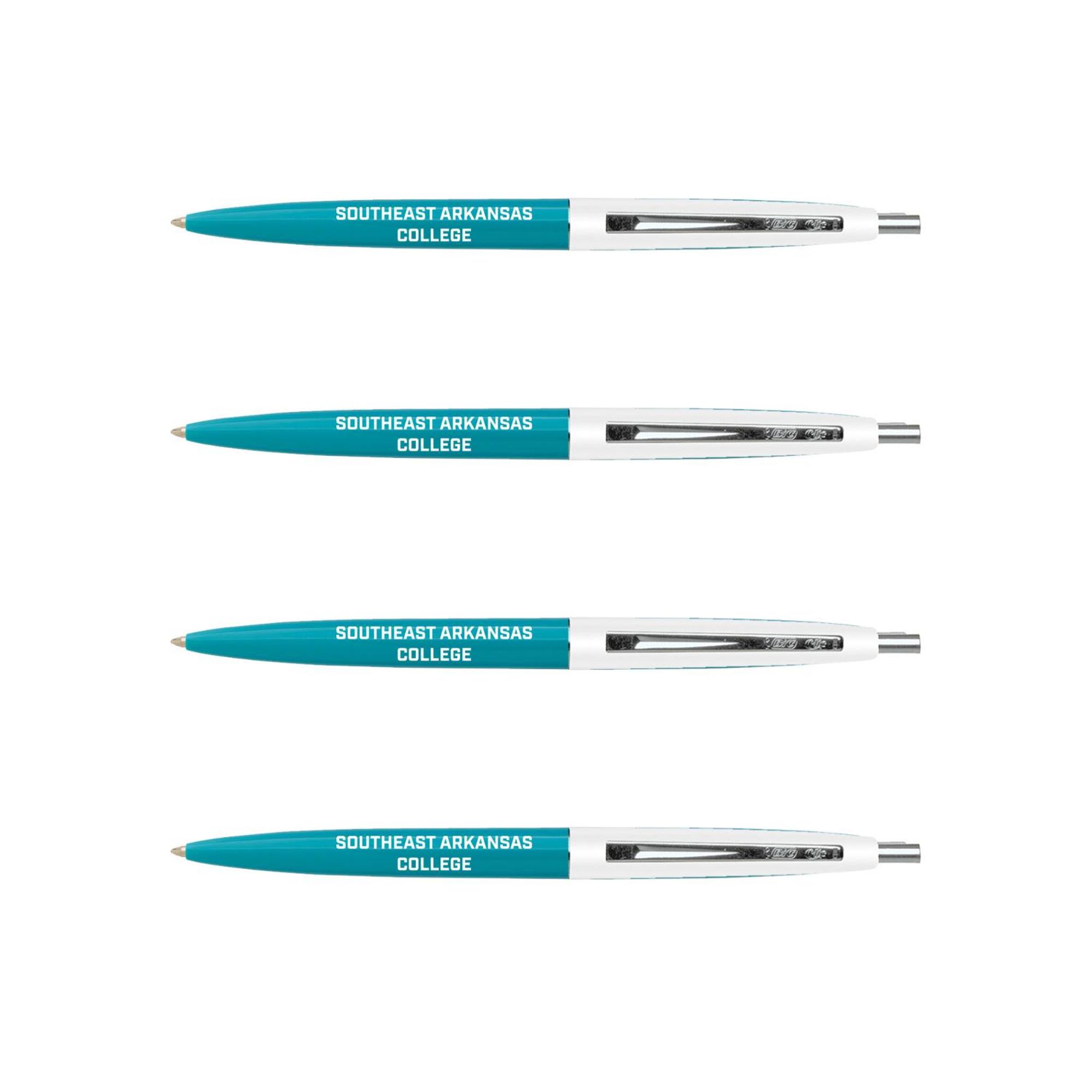 Product image 1 of 1 for Southeast Arkansas College BIC Clic Ballpoint Pen, 4 Pack
