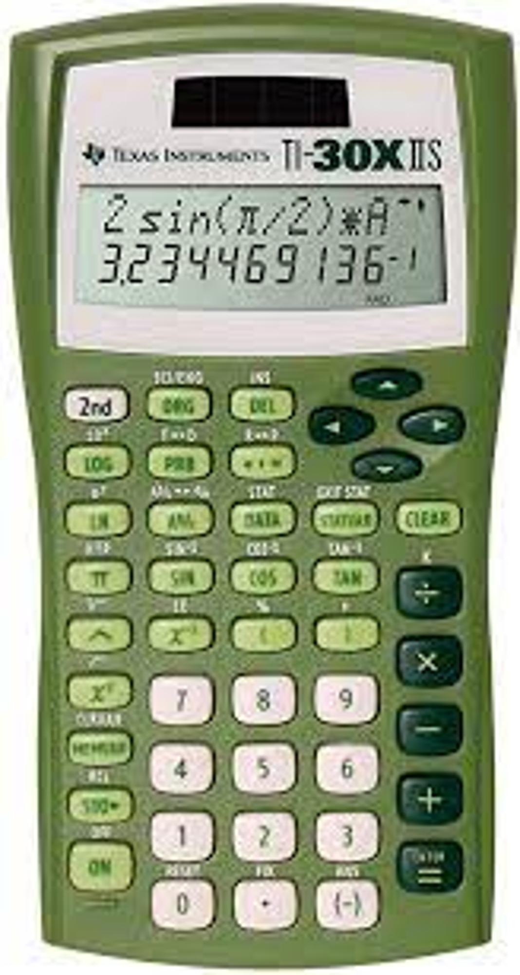 TI30 XIIS Calculator Scientific KVCC Bookstore