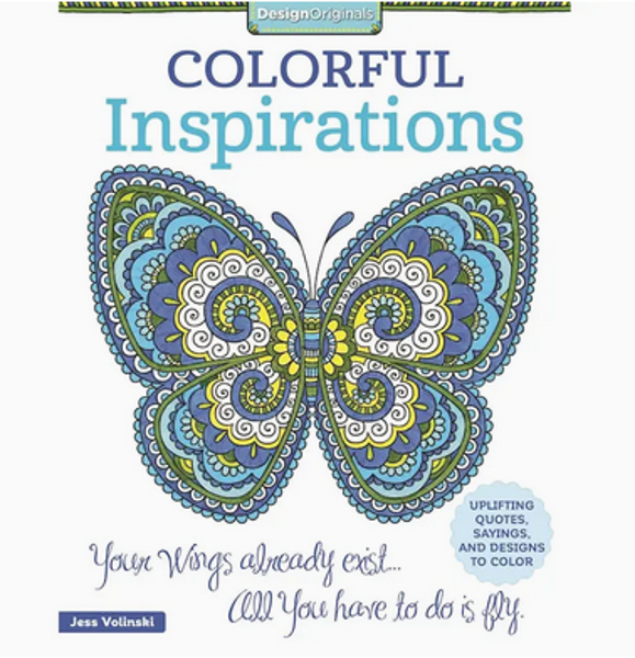 COLORFUL INSPIRATIONS COLORING BOOK; $9.99