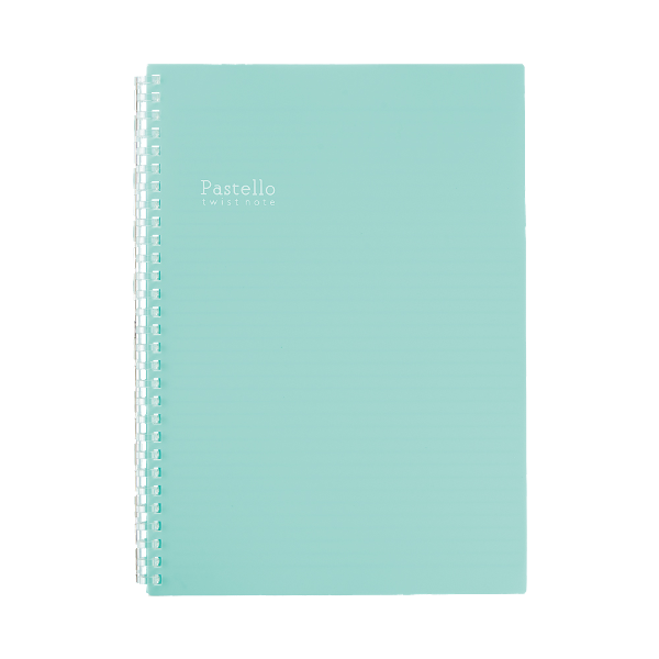 NOTEBOOK LIHIT PASTELLO TWIST Turquoise; $6.99