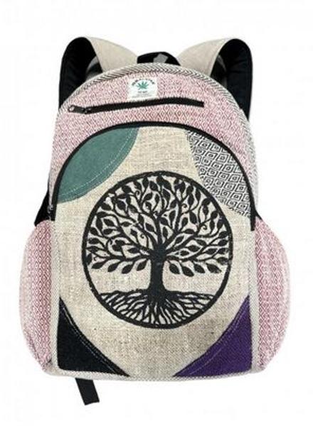 Rising "Life of Tree" Hemp Backpack; $28.00