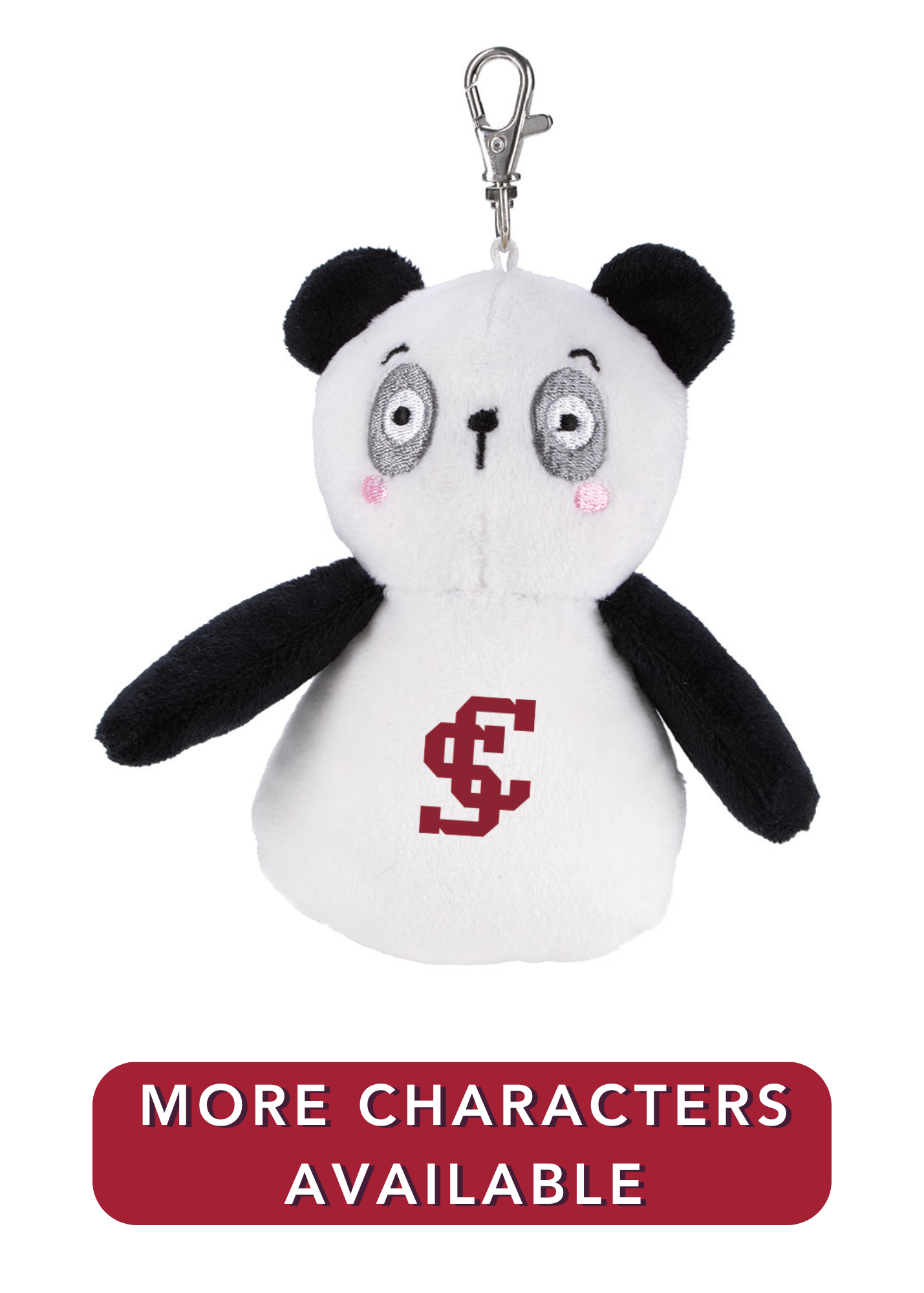 image of: Santa Clara Broncos Plush Bag Charm