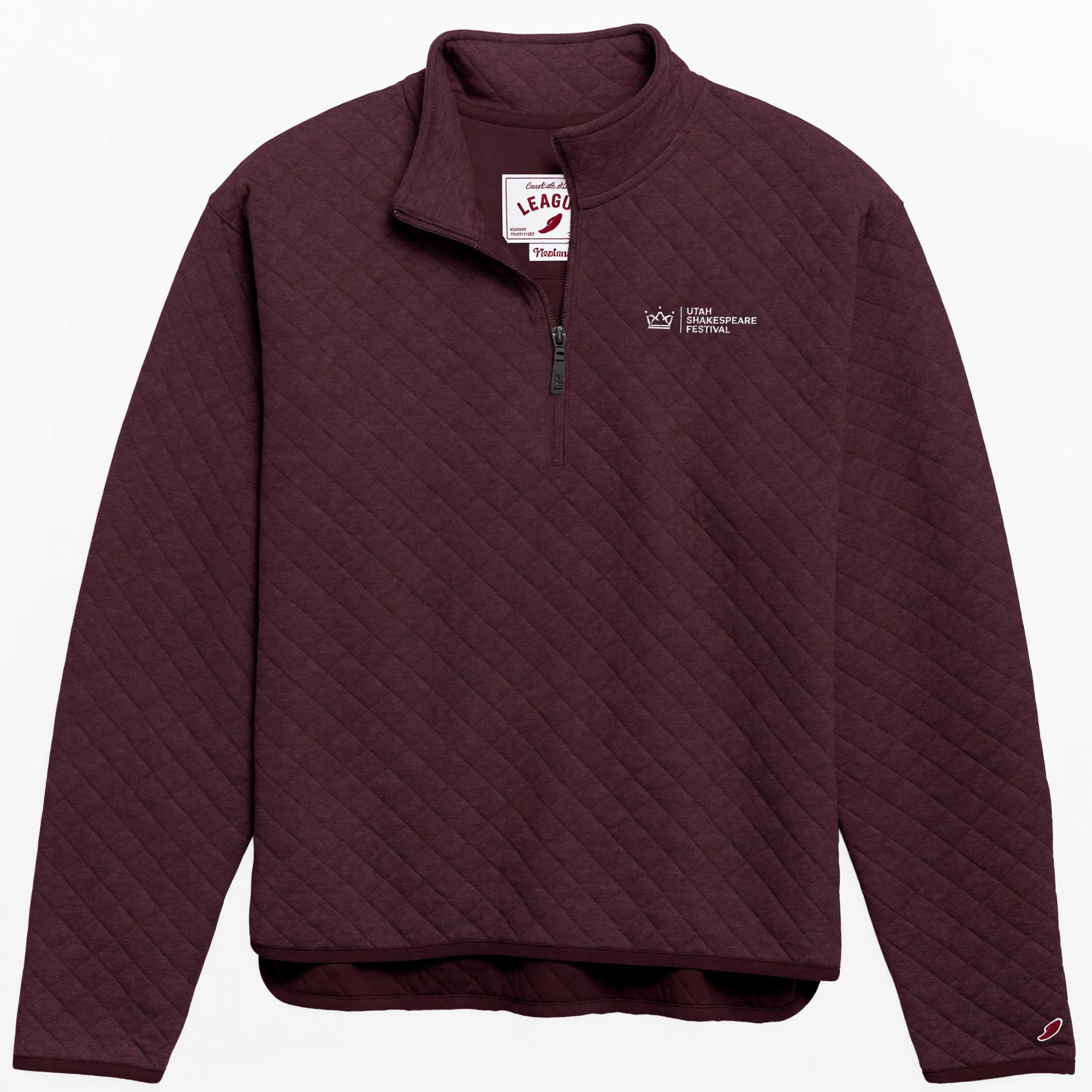 Product image 2 of 2 for Utah Shakespeare Festival Quilted 1/4 Zip Pullover Jacket