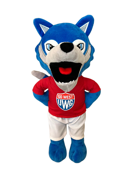 CUSTOM PLUSH WOLFIE; $29.99