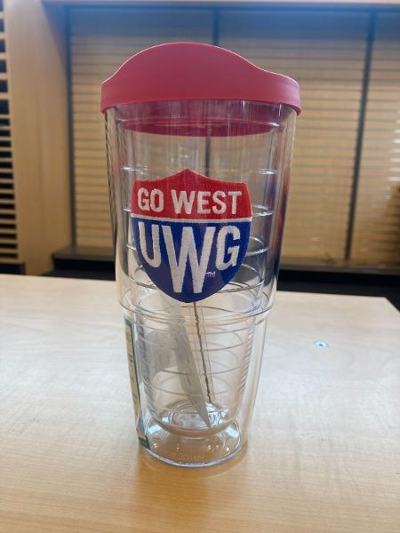 TERVIS SHIELD LOGO W/ RED LID; $19.99