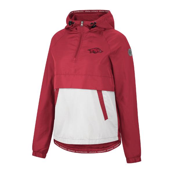 Arkansas Razorbacks Women's Whims Anorak - Cardinal; $74.00