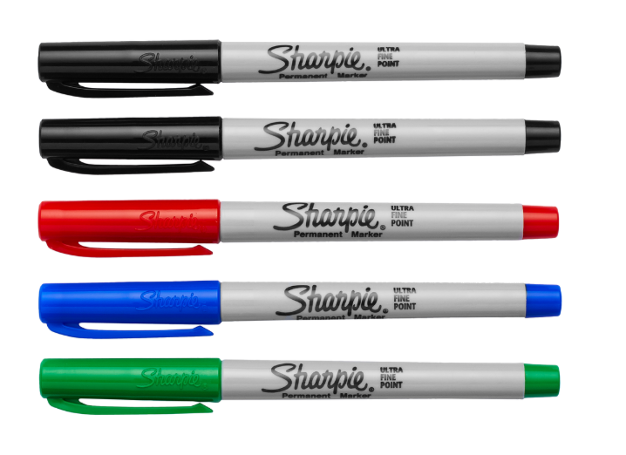 image of: Sharpie Permanent Marker - Asst, Ultra Fine, 5pk