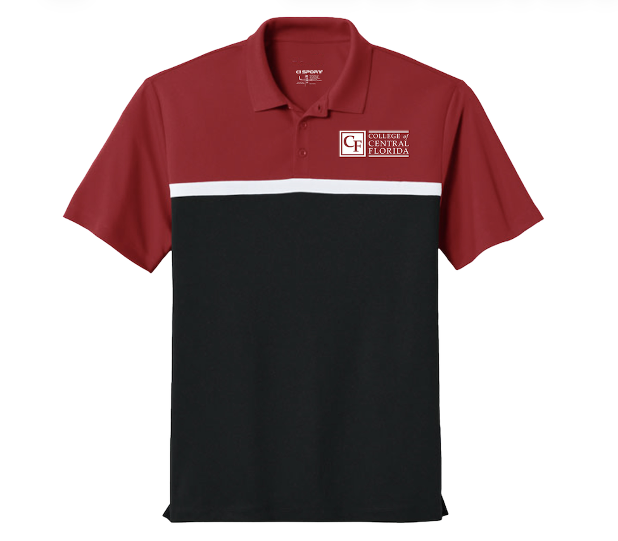 Product image 1 of 1 for CF POLO COLORBLOCK SCHOOL LOGO