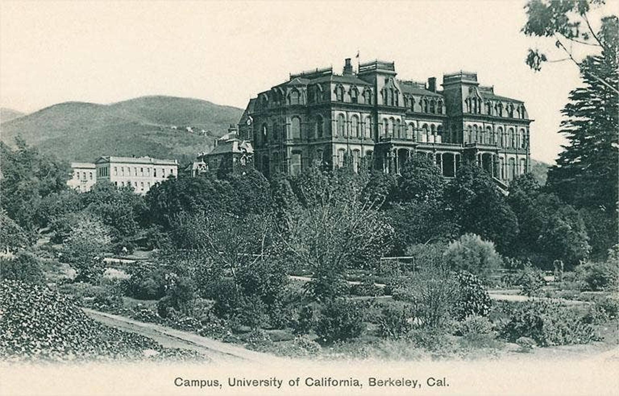 image of: BA-249 Vintage View of UC Berkeley - Vintage Image Postcard