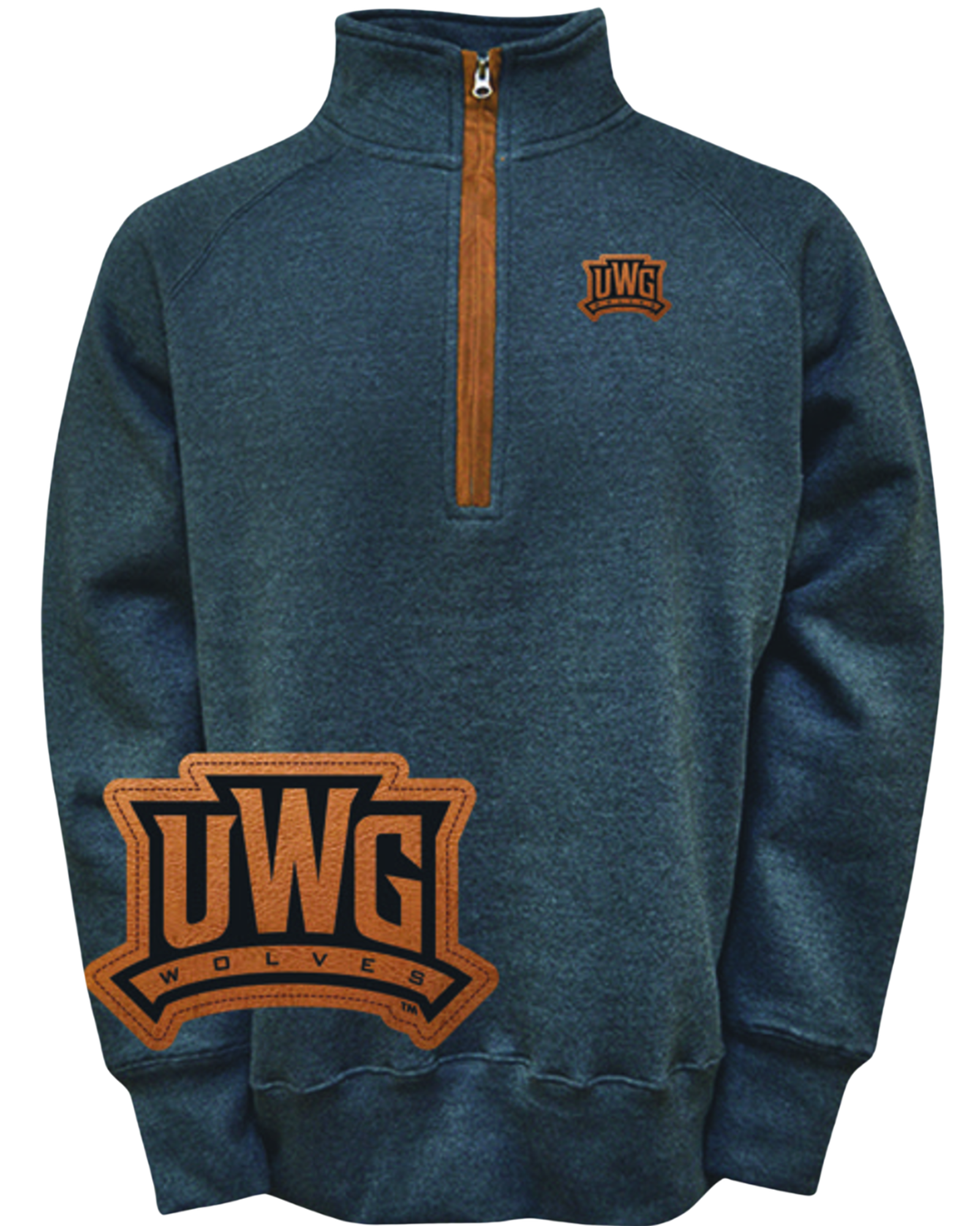 Product image 3 of 3 for ATHLETICS LOGO LEATHER PATCH MARLOW HALF ZIP