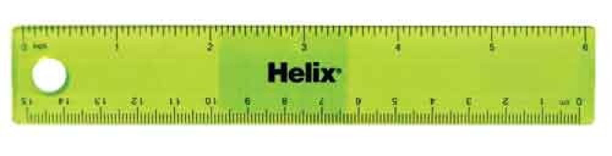 image of: RULER 6" PLASTIC